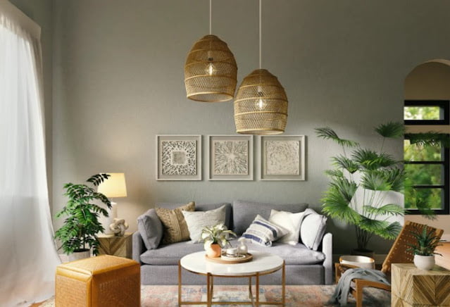 Interior decoration of living room