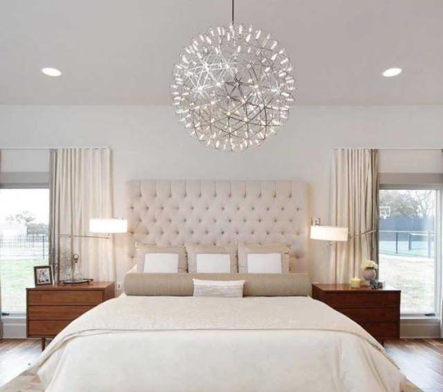 bedroom chandelier ideas