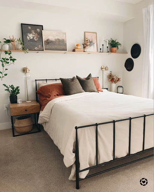 floating shelf above bed ideas floating shelf above bed ideas