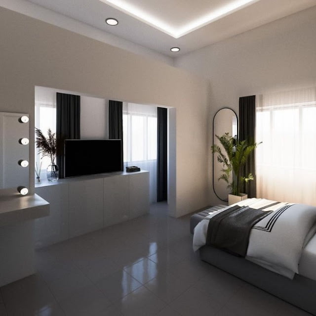 simple white bedroom design ideas