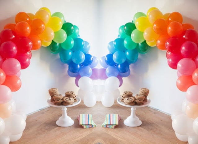 balloon decoration ideas for birthday party at home