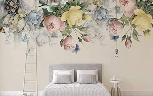 romantic 3d wallpaper for bedroom walls