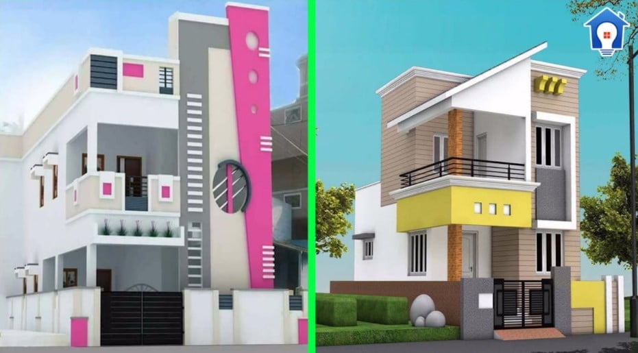 double floor normal house front elevation designs double floor normal house front elevation designs