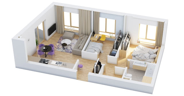 small 2 bedroom house plans and designs