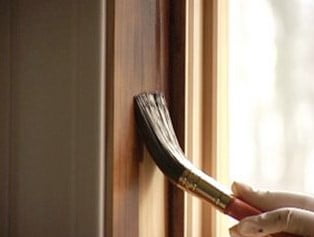 how to paint front door without removing it