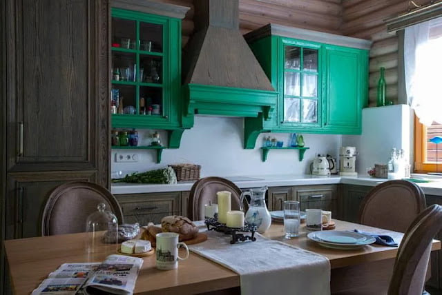 modern rustic kitchen cabinets