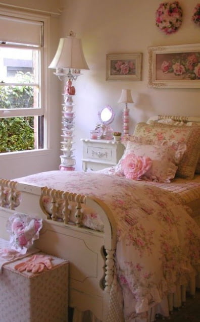 shabby chic bedroom decorating ideas