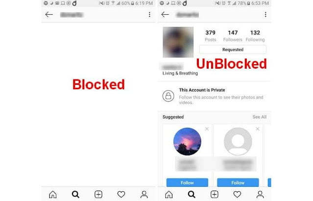 how do you know if someone blocked you on instagram