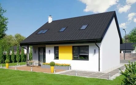 Beautiful one-storey house with an attic