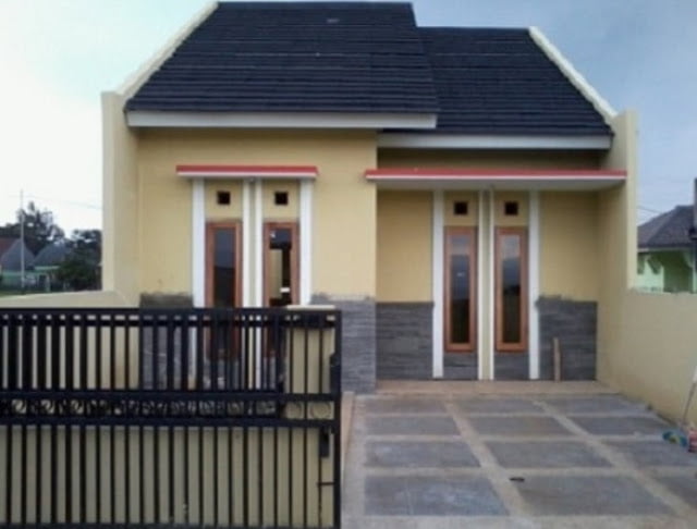 low budget single floor house design