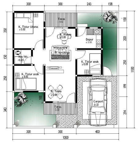 Simple House Designs 3 Bedrooms