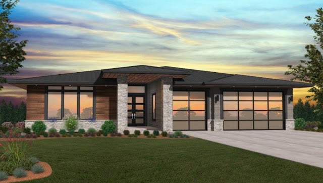 one story contemporary house plans