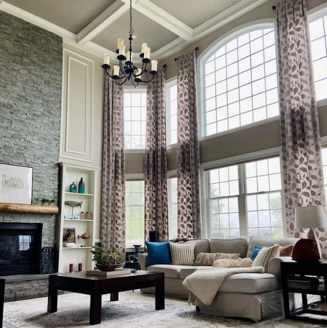 luxury & beautiful living room curtains design ideas