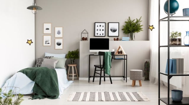 bedroom layout ideas with desk