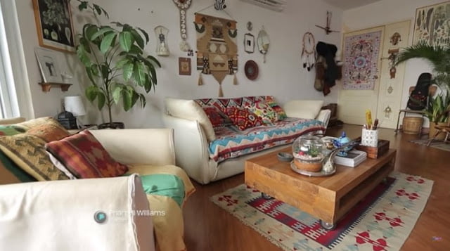 minimalist boho living room pictures