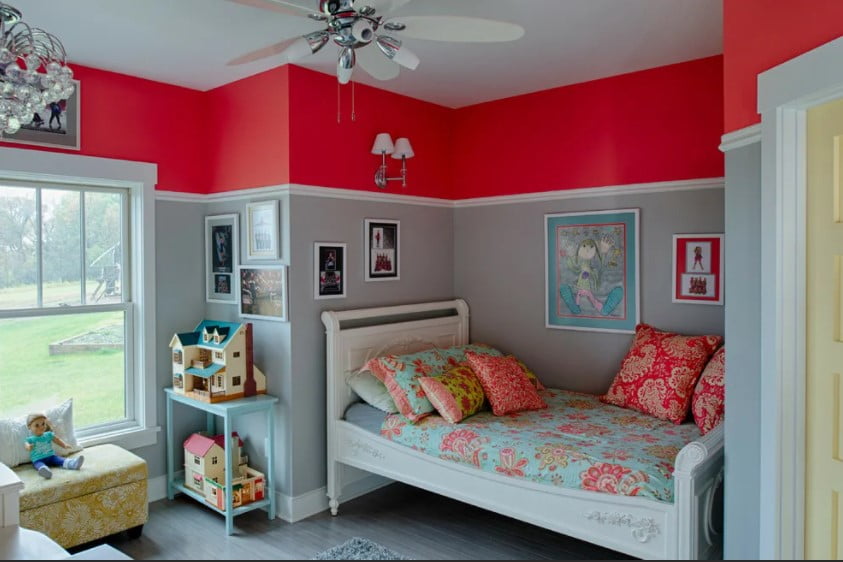 red two colour combination for bedroom walls red two colour combination for bedroom walls