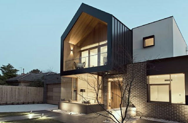 small two storey house plans with balcony