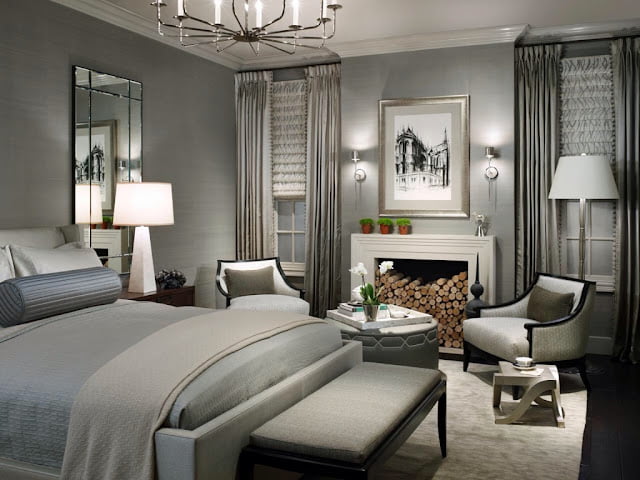 cozy grey bedroom decor