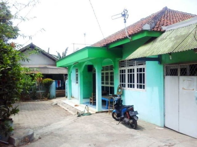 single floor house design in village