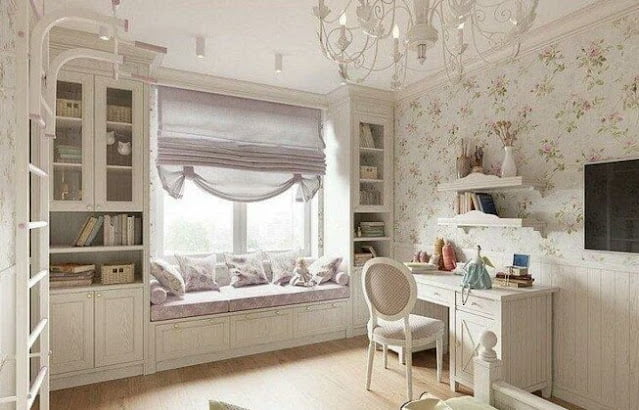 Provence style curtains for a children's room Provence style curtains for a children's room