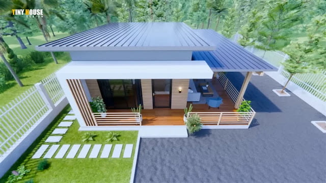 Denah Rumah Mungil 5m x 7,5m