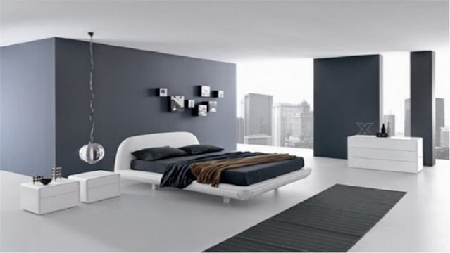 Dark Gray Minimalist House Paint Color