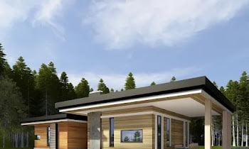 Simple Modern Single Floor House Design