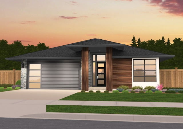 one story contemporary house plans