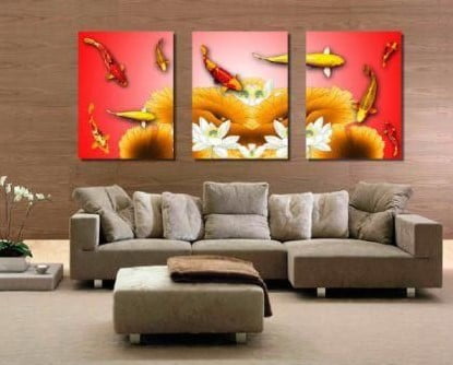 feng shui wall art living room