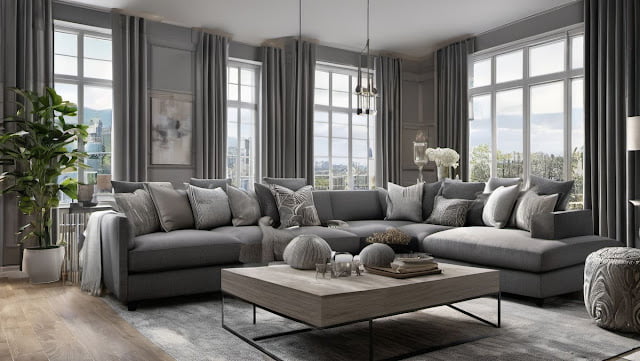 living room decor ideas grey couch