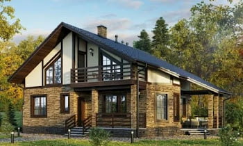 Chalet style houses: beautiful projects (85+ photos)