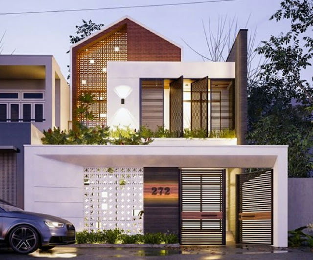 small two storey house plans with balcony