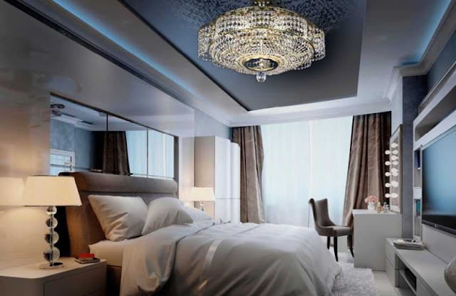 bedroom chandelier ideas