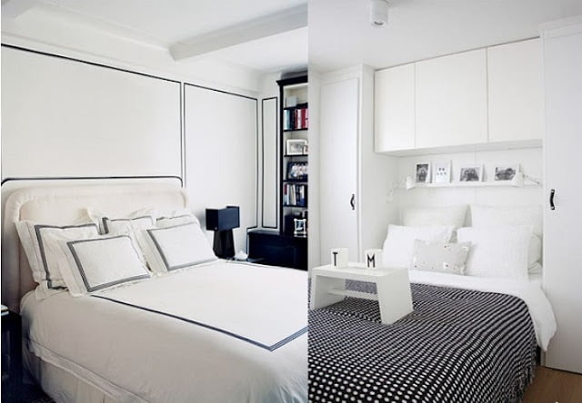 pictures of black and white bedroom designs
