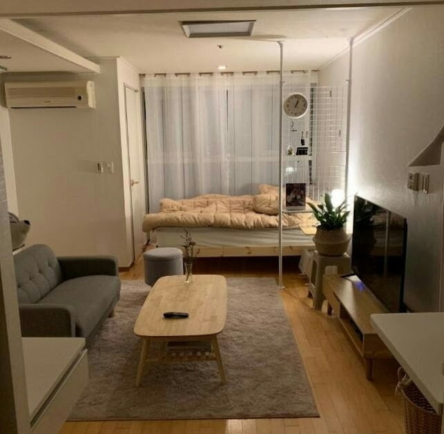 simple interior design for studio type room