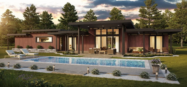 one story contemporary house plans