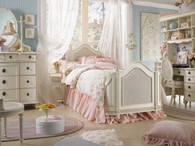 shabby chic bedroom decorating ideas