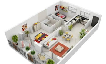 5 Low Budget Modern 2 Bedroom House Design Inspiration