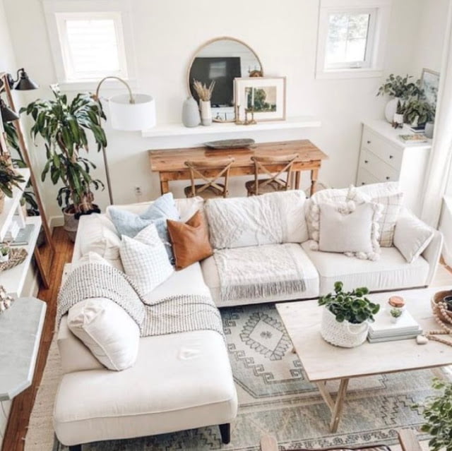 family room dining room combo