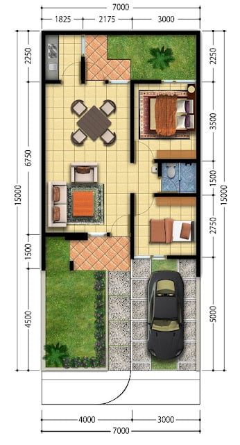 small 2 bedroom house plans and designs