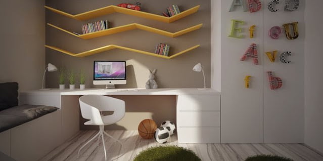 bedroom layout ideas with desk