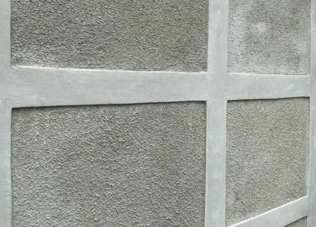 plastering motifs for the front wall of the house