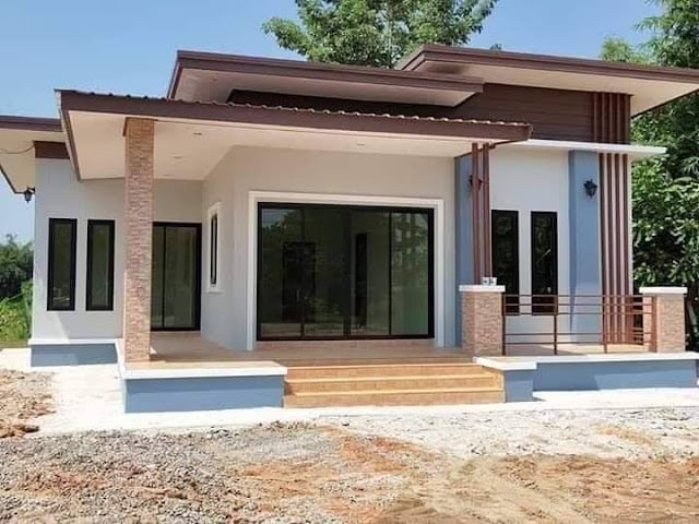natural low budget simple house design