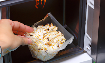 How to get burnt popcorn smell out of microwave