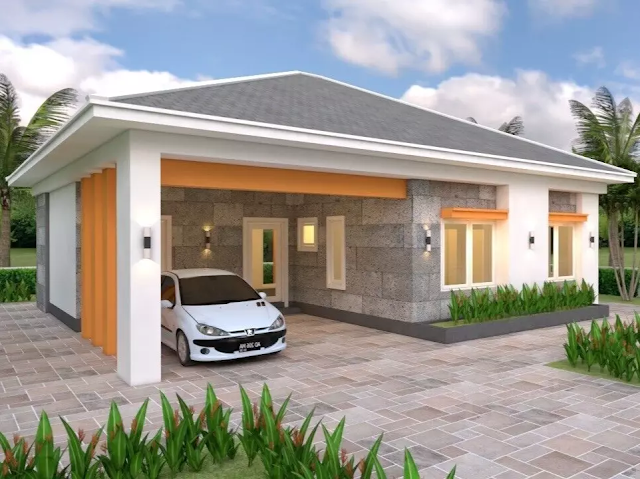 12x11 Meter 3 Bedroom House Design