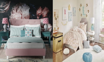 Blue And Pink Bedroom Ideas For Adults & Kids