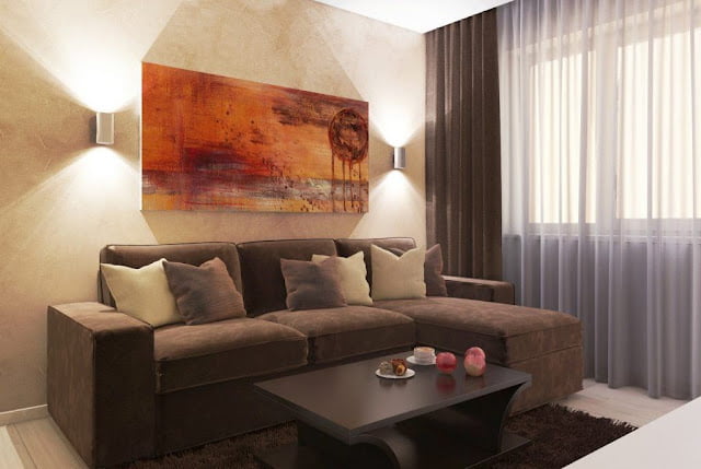 cream and brown living room ideas