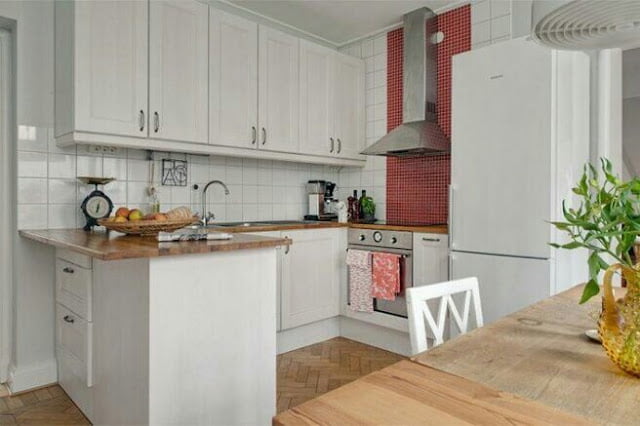 Interior design of a small kitchen Interior design of a small kitchen