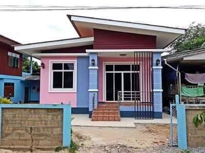 natural low budget simple house design