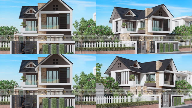 Desain Rumah Kontemporer Dua Lantai